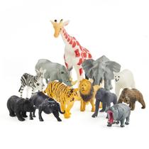 Estatuetas de animais SIUVFEAT Realistic Wild 12 unidades para crianças a partir de 3 anos Estatuetas de animais SIUVFEAT Realistic Wild 12 unidades para crianças a partir de 3 anos