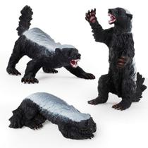 Estatuetas de brinquedo LC JoyCre Wild Badger, coleção de 3 peças para crianças