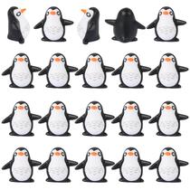 Estatuetas de mini pinguim BENOSPACE, estátua de animal em resina x20