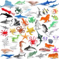 Estatuetas de plástico realistas de animais marinhos oceânicos, 96 unidades - Hungdao