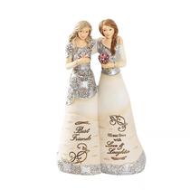 Estatuetas de resina Statues Best Friends 12 cm Duas meninas com citação Estatuetas de resina Statues Best Friends 12 cm Duas meninas com citação
