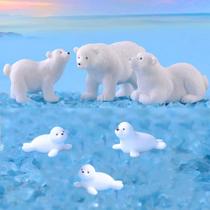 Estatuetas Yokoke, conjunto de 12 miniaturas de Natal de animais marinhos e oceânicos Estatuetas Yokoke, conjunto de 12 miniaturas de Natal de animais marinhos e oceânicos