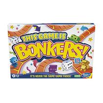 Este jogo é Bonkers jogo de tabuleiro, nova atualização do clássico jogo de tabuleiro familiar, jogos de tabuleiro malucos e divertidos para crianças 8 e acima - Hasbro Gaming
