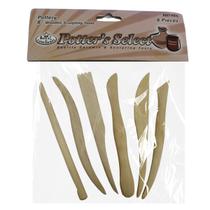 Estecas de Madeira para Modelagem Royal & Langnickel 6 Peças - Rset-pot6 Estecas de Madeira para Modelagem Royal & Langnickel 6 Peças - Rset-pot6