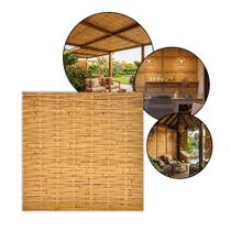 Esteira Bambu Forro Casca 1x1,5m Trama Simples Placa Pergolado Teto Parede Decoração Natural Casa Esteira Bambu Forro Casca 1x1,5m Trama Simples Placa Pergolado Teto Parede Decoração Natural Casa