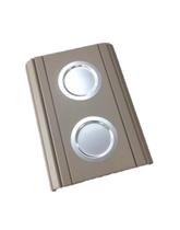 Esteira Bandeja Para Braço Sofá Porta Copo Alumínio Nude