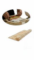 Esteira de Bambu para Sushi 2 Unidades 23x24cm Esteira de Bambu para Sushi 2 Unidades 23x24cm