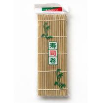 Esteira de Bambu para Sushi 24x24cm Tapete para Enrolar Sushi Maki Culinária Japonesa Esteira de Bambu para Sushi 24x24cm Tapete para Enrolar Sushi Maki Culinária Japonesa