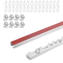 Esteira de cortina Wadoy 162,56 cm autoadesiva sem furadeira