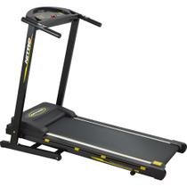 Esteira Elétrica Academia Residencial Dobrável Polimet Nitro N12 110V/220V Preta