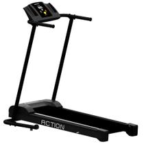 Esteira Elétrica Athletic Action 10km/h 100kg Suportados Compacta Dobrável Silenciosa e Econômica