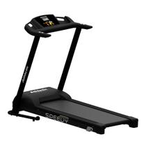 Esteira Elétrica Athletic Speedy 14km h Motor 4.0 HPM 120kg Suportados Dobrável Lona Ampla