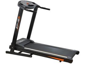 Esteira Elétrica Dobrável Academia com Inclinação Amortecedor Fitness Residencial Bivolt Preta