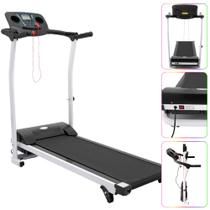 Esteira Elétrica Dobrável Sky Mile Fitness 120kg 110v com Amortecimento e Monitor Cardíaco
