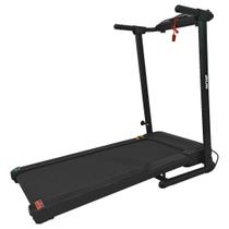 Esteira Elétrica Ergométrica Dobrável Bivolt 10km 110kg Fitness PRETO Profissional