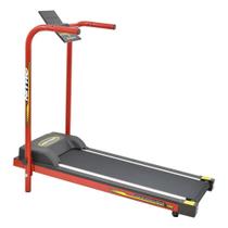 Esteira Elétrica Ergométrica Nitro N10 Academia 5 Funções Fitness Casa Exercício Bivolt Vermelho - Polimet