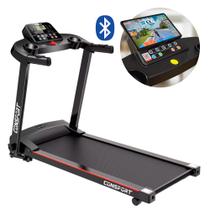 Esteira Elétrica Residencial CT50 Connect Bluetooth Consport Inclinação Treino