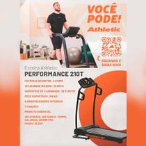 Esteira Ergométrica Athletic Performance 210T 7 Funções 10kkm/h Dobrável até 110kg