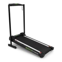 Esteira Ergométrica Dobrável Sano Fitness GTR 1600 Bivolt até 9km/h com Inclinação, Amortecimento e LCD, Suporta 120Kg