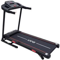 Esteira Ergométrica Elétrica Bivolt 14 Km/h 100Kg LIVVO