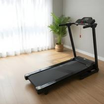 Esteira Ergométrica Elétrica Dobrável Bivolt Compacta 10km por h 110kg Silenciosa Casa