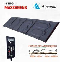 Esteira Massageadora Anatômica com Rabatan, Aquecimento, Magnética E Infravermelho Longo - Aoyama