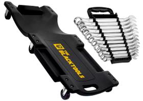 Esteira Mecânico 150kg 6 Rodas + Jogo De Chaves Combinadas