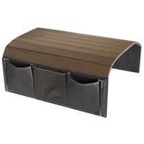 Esteira para Braço de Sofá com Porta Controle material sintético Tabaco Esteira para Braço de Sofá com Porta Controle material sintético Tabaco