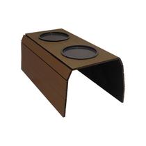 Esteira para Braço de Sofá Flexível com Porta Copos Imbuia Rustico Mdf Madeira Esteira para Braço de Sofá Flexível com Porta Copos Imbuia Rustico Mdf Madeira