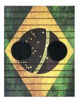 Esteira para Sofá com Porta Copos Bandeira Brasil ET017