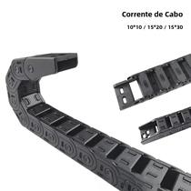 Esteira Porta-Cabos Plástica Não Abrível HUNST 7*7 10*10 15*20 15*30mm Para Cabos De Máquinas Esteira Porta-Cabos Plástica Não Abrível HUNST 7*7 10*10 15*20 15*30mm Para Cabos De Máquinas