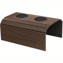 Esteira Porta Copo para Sofa Madeira Suporte Dois Lugares