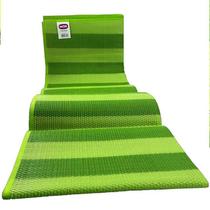 Esteira Tapete de Praia Dobrável 180x90cm Vira Bolsa Areia Verde