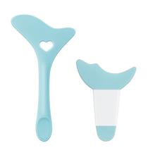 Estênceis de delineador de olhos SUMEITANG, silicone reutilizável, 2 peças, azul Estênceis de delineador de olhos SUMEITANG, silicone reutilizável, 2 peças, azul