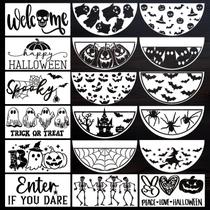 Estênceis de Halloween zosylley Estêncil de Halloween Skeleton 30x15cm
