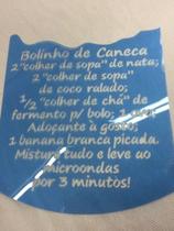 Estêncil de bolinho de caneca - cód. 45988