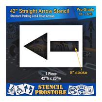Estêncil de Pavimento ProStore 42" Seta Reta Estêncil de Pavimento ProStore 42" Seta Reta