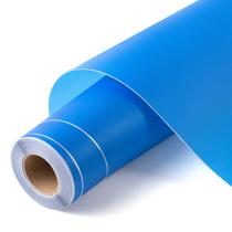 Estêncil de vinil HTVRONT 12” x 15 m azul claro para Cricut e Silhouette