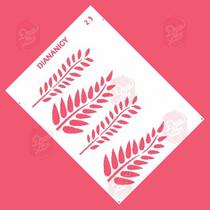 Estêncil Diananicy Nº 23 - Stencil para Decoração de Bolos e Doces
