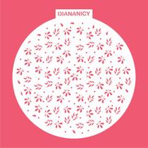 Estêncil Diananicy Nº 294 - Stencil para Decoração de Bolos e Doces