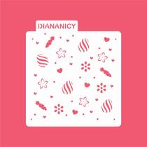 Estêncil Diananicy Nº 340 - Stencil Textura Páscoa 2 para Decoração de Bolos e Doces Estêncil Diananicy Nº 340 - Stencil Textura Páscoa 2 para Decoração de Bolos e Doces