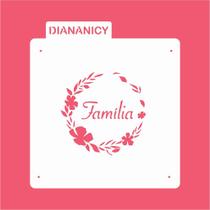 Estêncil Diananicy Nº 360 - Stencil para Decoração de Bolos e Doces