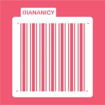 Estêncil Diananicy Nº 425 - Stencil Listrado Tiras para Decoração Estêncil Diananicy Nº 425 - Stencil Listrado Tiras para Decoração