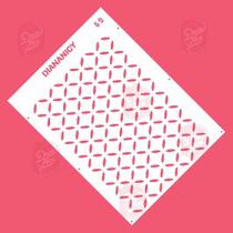 Estêncil Diananicy Nº 59 - Stencil Textura Geométrica para Confeitaria Estêncil Diananicy Nº 59 - Stencil Textura Geométrica para Confeitaria
