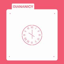 Estêncil Diananicy Nº 96 - Stencil para Decoração de Bolos e Doces Estêncil Diananicy Nº 96 - Stencil para Decoração de Bolos e Doces