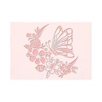 Estêncil DIY Borboleta Flor Lua YOMDID Para Pintura Graffiti, Livro De Imagens Decorativo Vazado