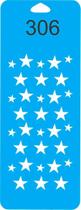 Estêncil estrelas P - cód. 306
