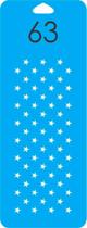 Estêncil estrelas pequenas P - cód. 063