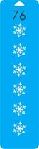 Estêncil flocos de neve M - cód. 076 Estêncil flocos de neve M - cód. 076