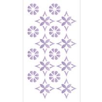 Estencil Opa Estampa Flor 1955 7x15cm Estencil Opa Estampa Flor 1955 7x15cm